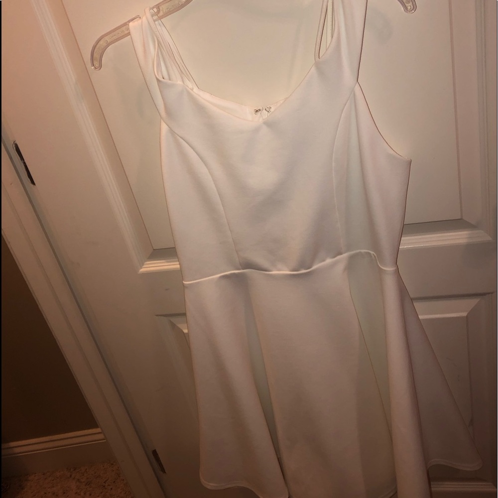 White Tank Top Casual Dress